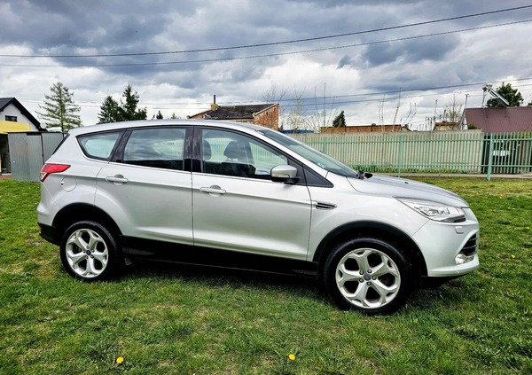 Ford Kuga cena 53900 przebieg: 199000, rok produkcji 2014 z Zielonka małe 436